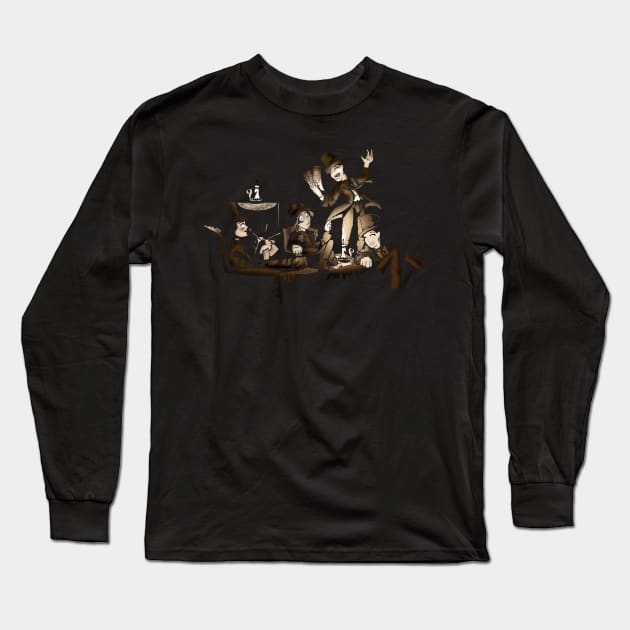 The Pickwick Society Meeting Long Sleeve T-Shirt by TheOneTrueHazard